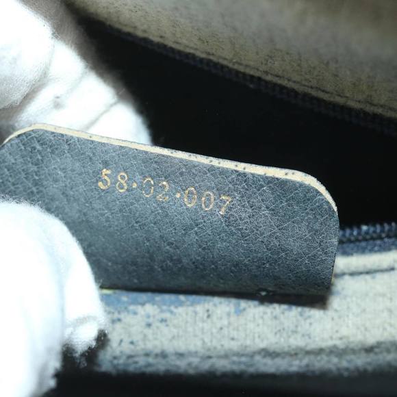 GUCCI GG Supreme Sherry Line Hand Bag Red Navy Gray 58 02 007 Auth 58751 - Picture 12 of 16